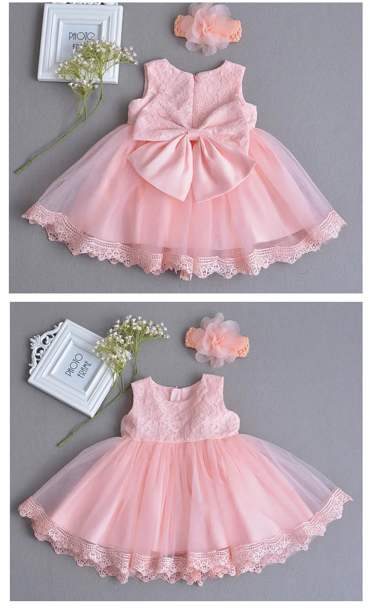 Детские платья для новорожденных девочек костюмы крещения вечерние чное