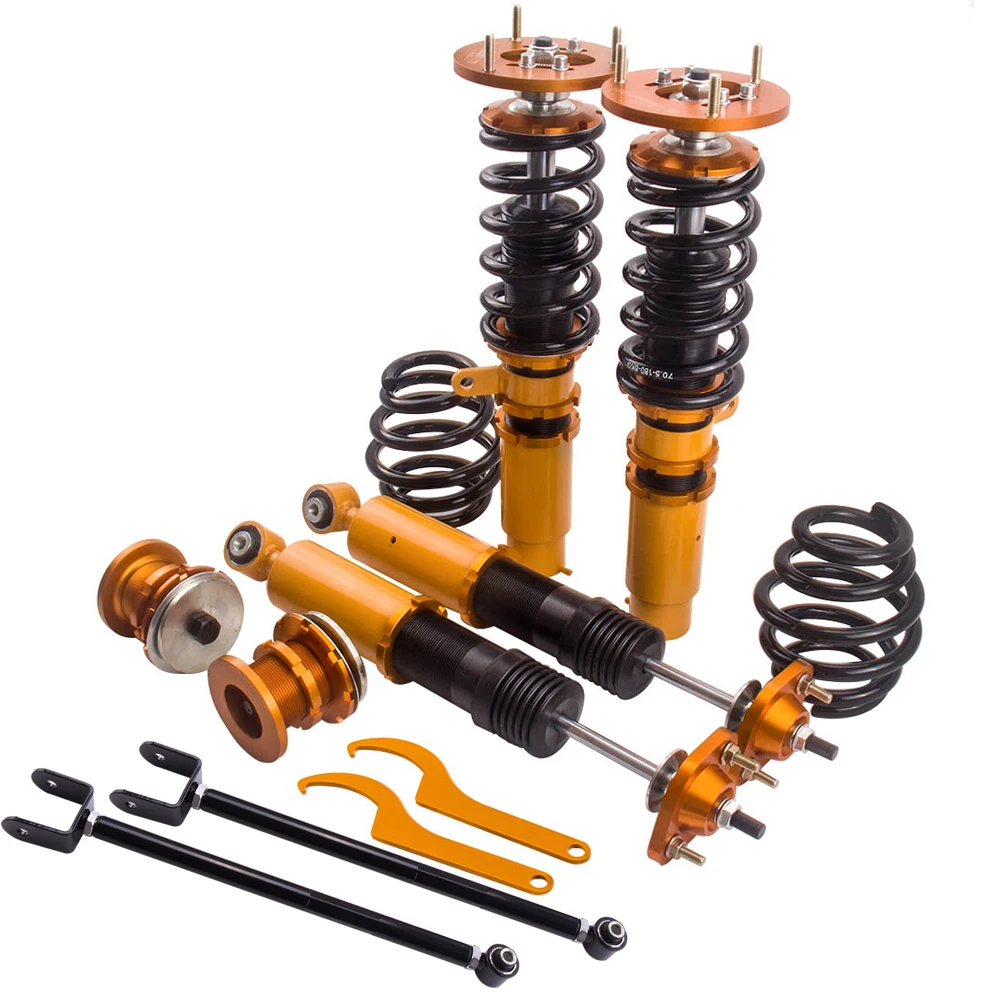 Coilover Shock Coilovers стойка для BMW E46 3 серии 323i 325i 325Ci 325xi 98 05 рычаг управления 320i 323Ci Adj
