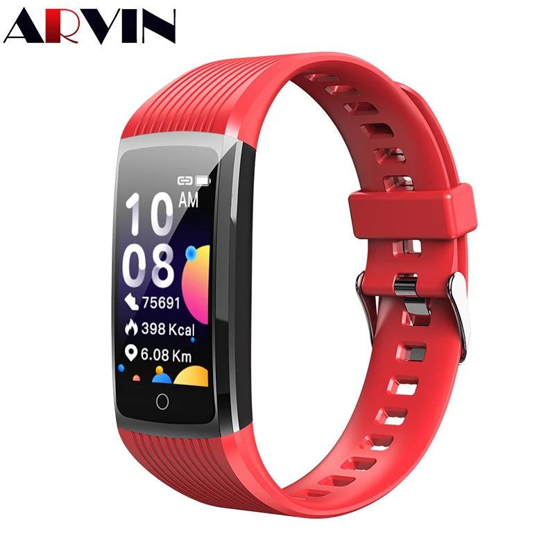 Arvin R12 часы напоминание трекер сна для женщин и мужчин Smartwatch Спорт пульсометр Ronitor