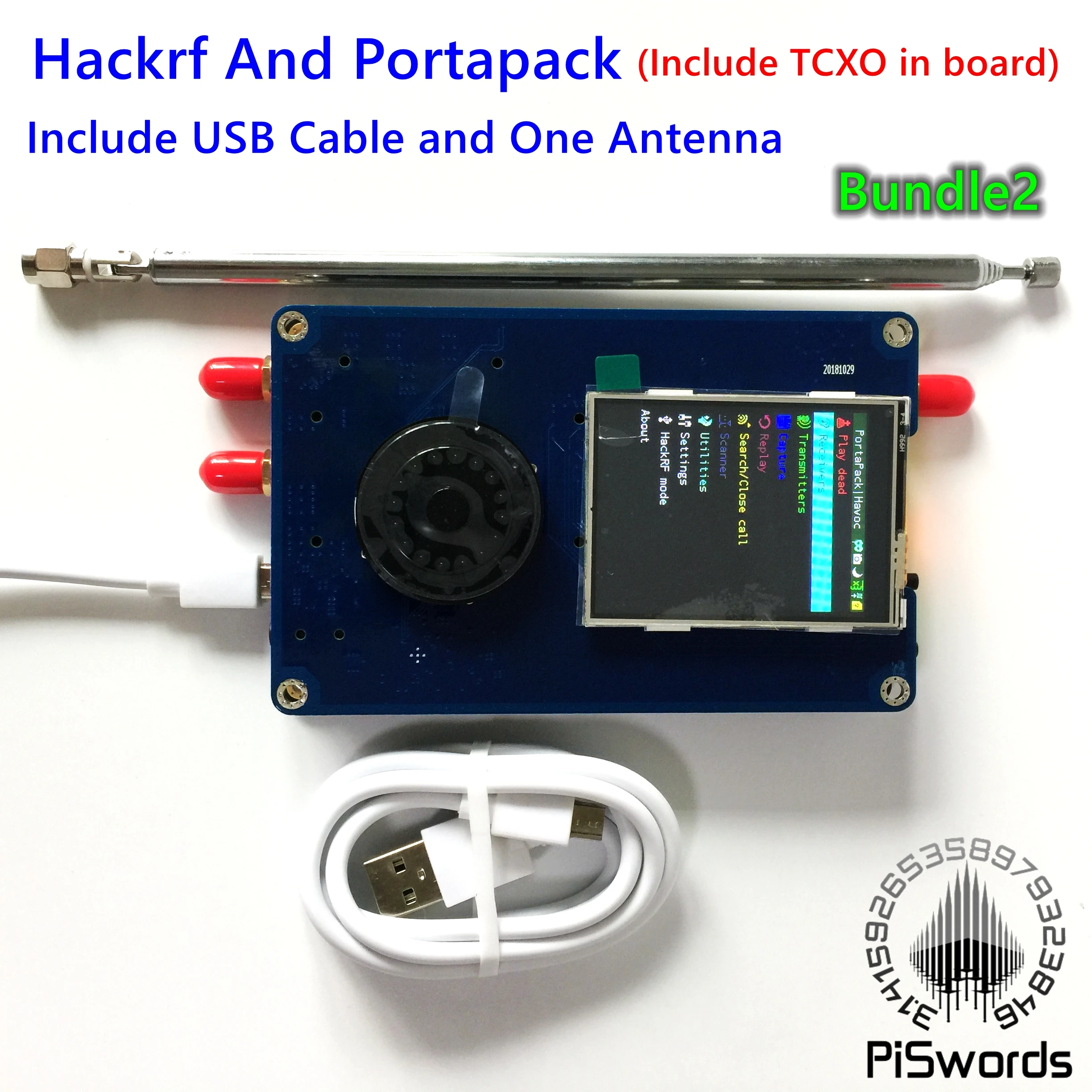 Последний portapack и hackrf один с хаос прошивкой tcxo и металлический чехол