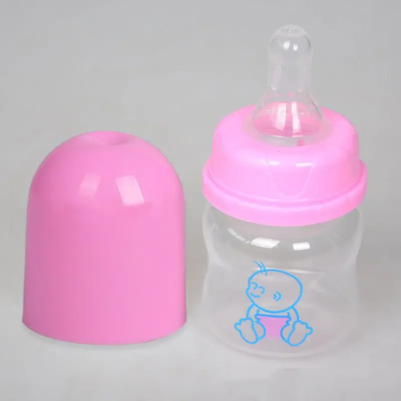 Mini Baby Bottle Portable Feeding BPA Free Safe Newborn Kids Nursing Care Feeder Fruit Juice Milk Bottles 60ML