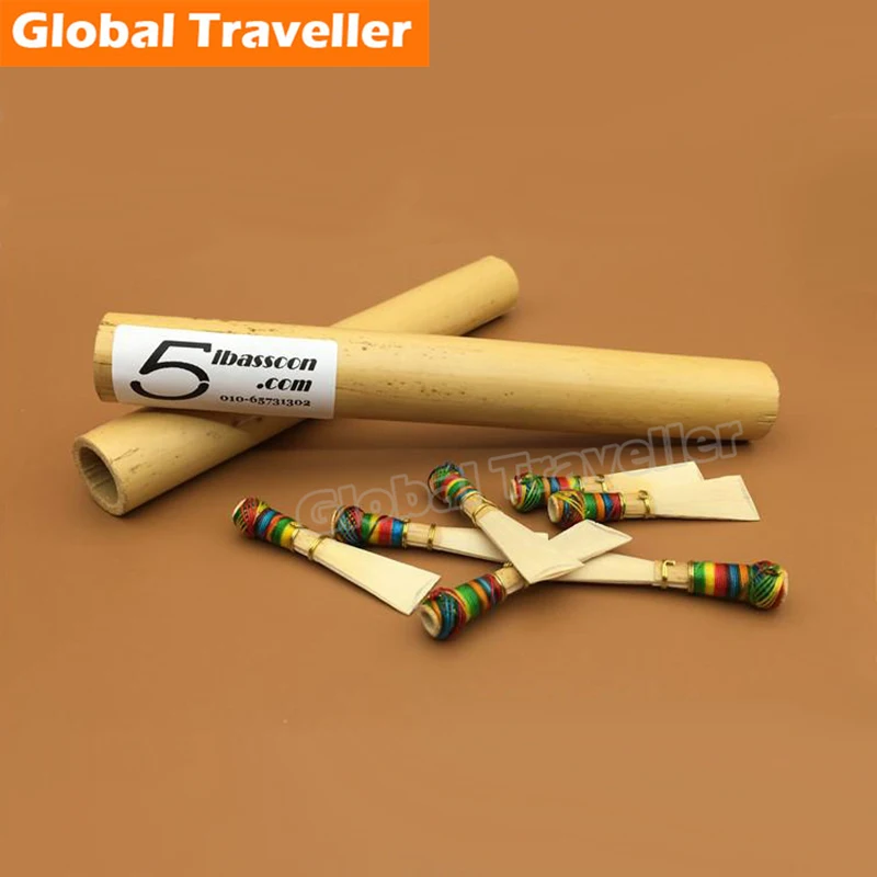 

1 piece Untrimmed Bassoon Reeds Unfinished Bassoon Reeds Outlet Tip has been cut open DIY trim production Bassoon Reeds