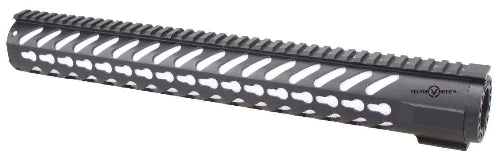 Векторная оптика AR15 M4 M16 KeyMod Тактический 16,5 дюймов цельный свободный поплавок кронштейн с съемными направляющими черный