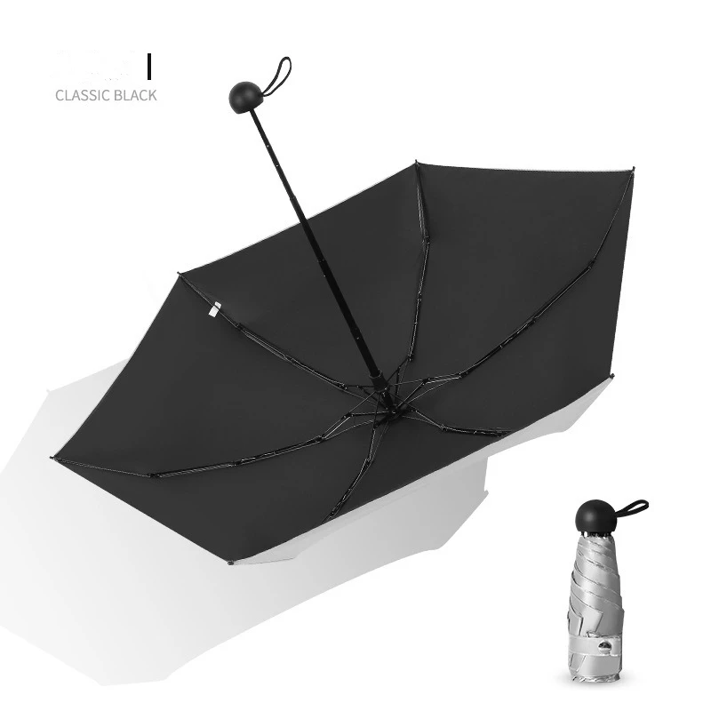 Модный маленький зонт пятислойный с 6 ребрами роскошный защита от солнца УФ-лучей