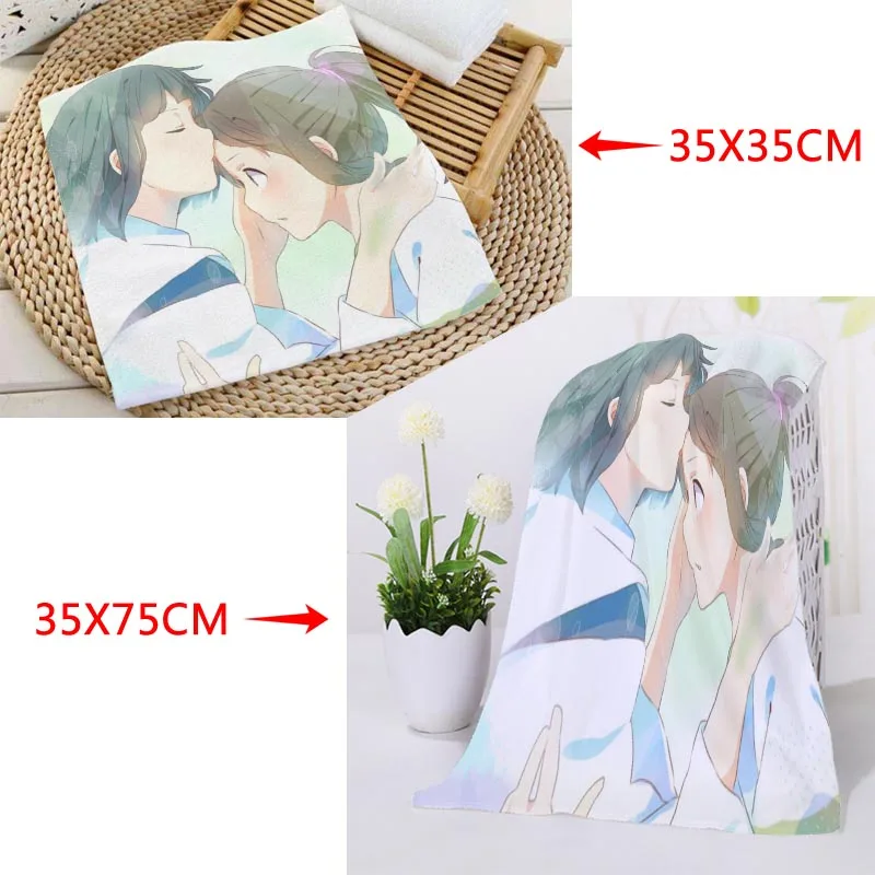 Горячее изготовленное на заказ полотенце с принтом в виде спиритов квадратное