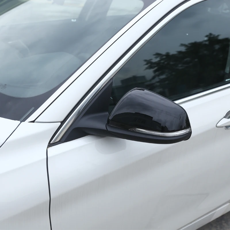 Для BMW 2 серии F45 F46 Gran Active Tourer 2015 2019 ABS Глянцевая черная крышка зеркала заднего вида