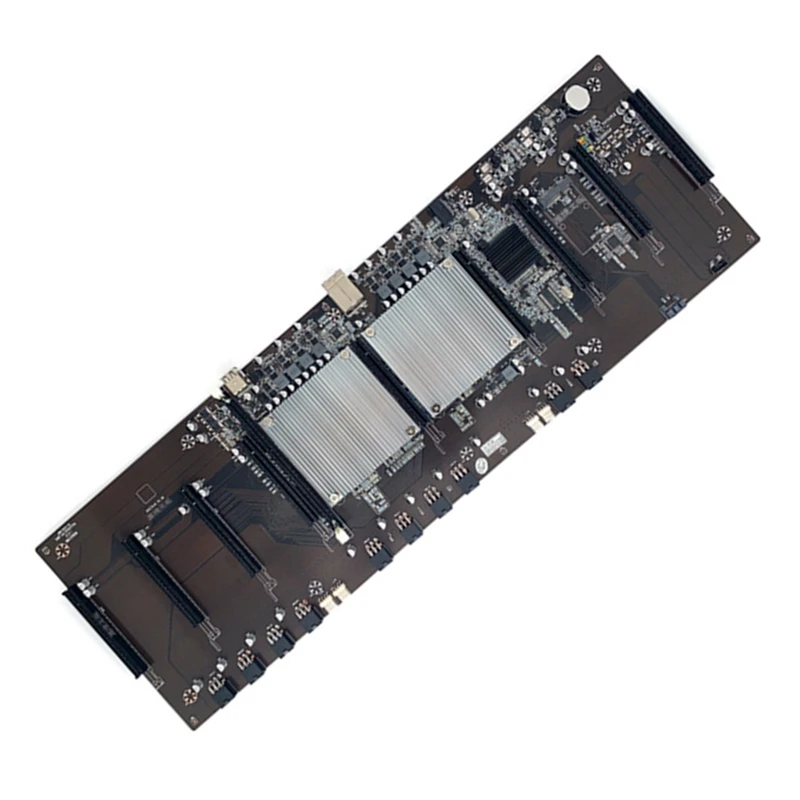 

AU42 -BTC Mining Motherboard BTC79X9 9 Cards Slot Support RTX 3060 Graphics Card 60mm Pitch Support E5-2603 E5-4607 V2 E5-2609