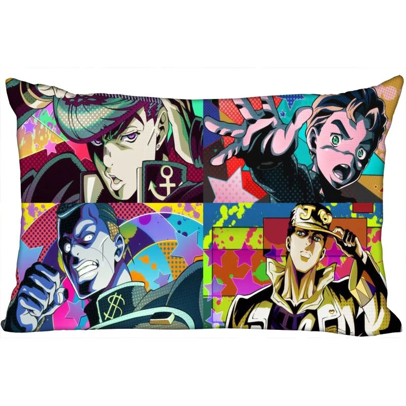 24 Необычные Приключения Jojo наволочка 45x35 см(одна сторона) Прямоугольник на молнии печать бросок свадебные декоративные наволочки - Цвет: 24