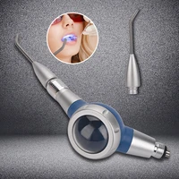 1set 4 hole dental equipment spray plastic air water polisher jet air flow oral hygiene tooth cleaning prophy polishing tools