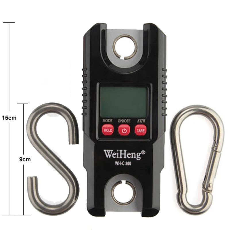Цифровые электронные весы с краном высокоточные подвесные ЖК-дисплеем 300 кг/600