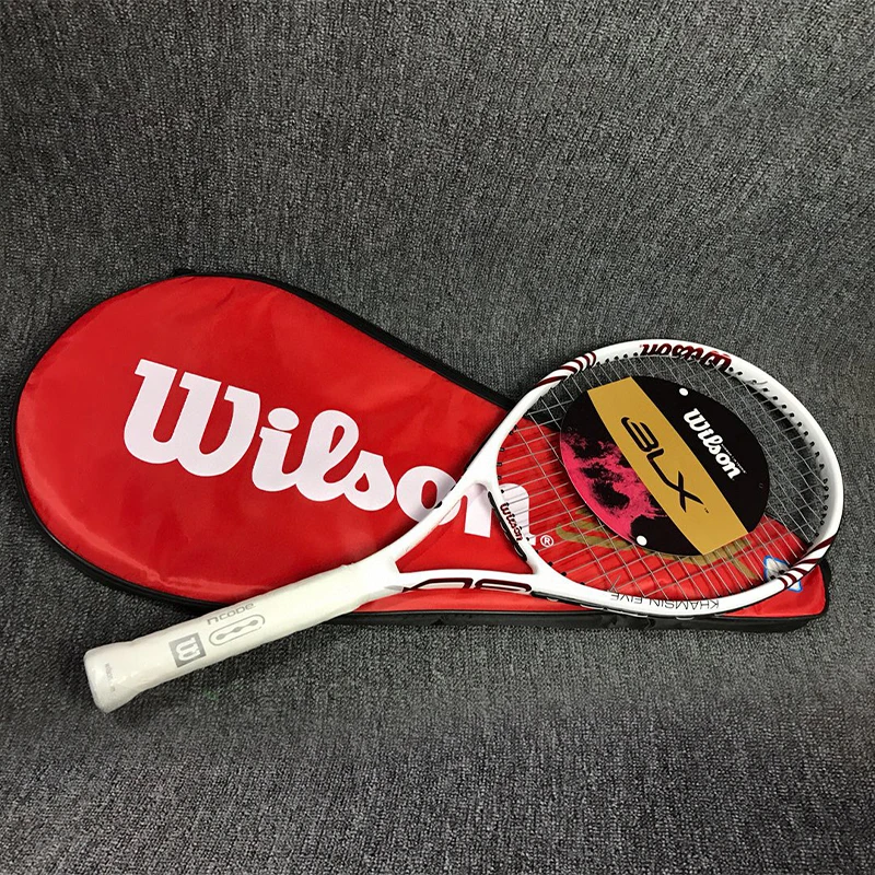 

New BLX Carbon Fiber Full Court Professional Tennis Racket Offensive Nano High Elastic Full Carbon Ultra Light Tennis Racket