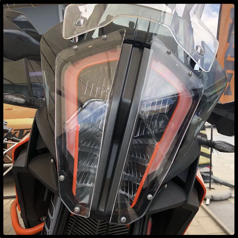 

New Front Motorcycle Transparent Headlight Guard Headlight Protector Cover Lens For 1290 Super Adventure ADV R / S 2017 2018