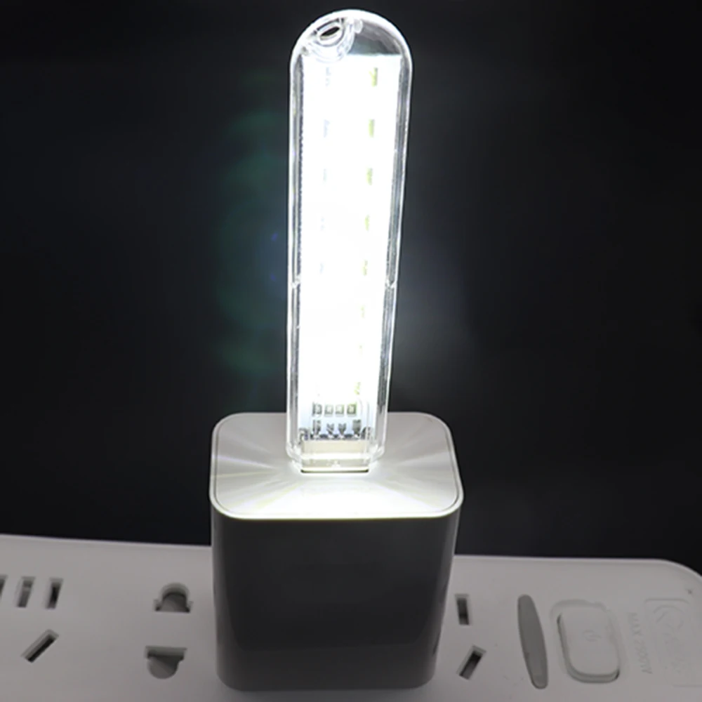 Портативный светодиодный мини светильник с USB настольная лампа SMD5730 5 В ночной