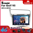 Автомагнитола Srnubi на Android 10 для VW Volkswagen Golf 7 VII 2014-2018, мультимедийный видеоплеер 2 Din с GPS-навигацией, головное устройство Carplay