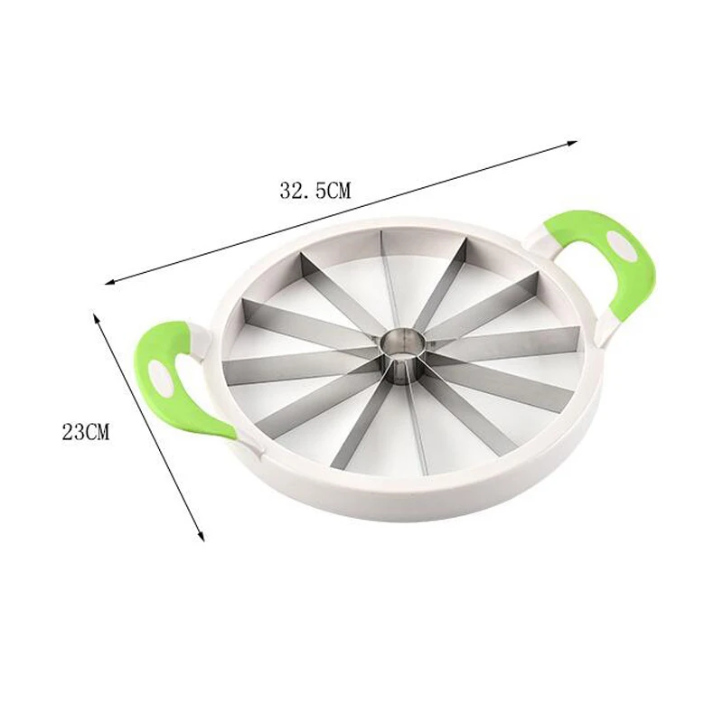 

Kitchen Watermelon Slicer Creative Melon Cutter Knife 410 Stainless Steel Fruit Cutting Slicer Practical Tools