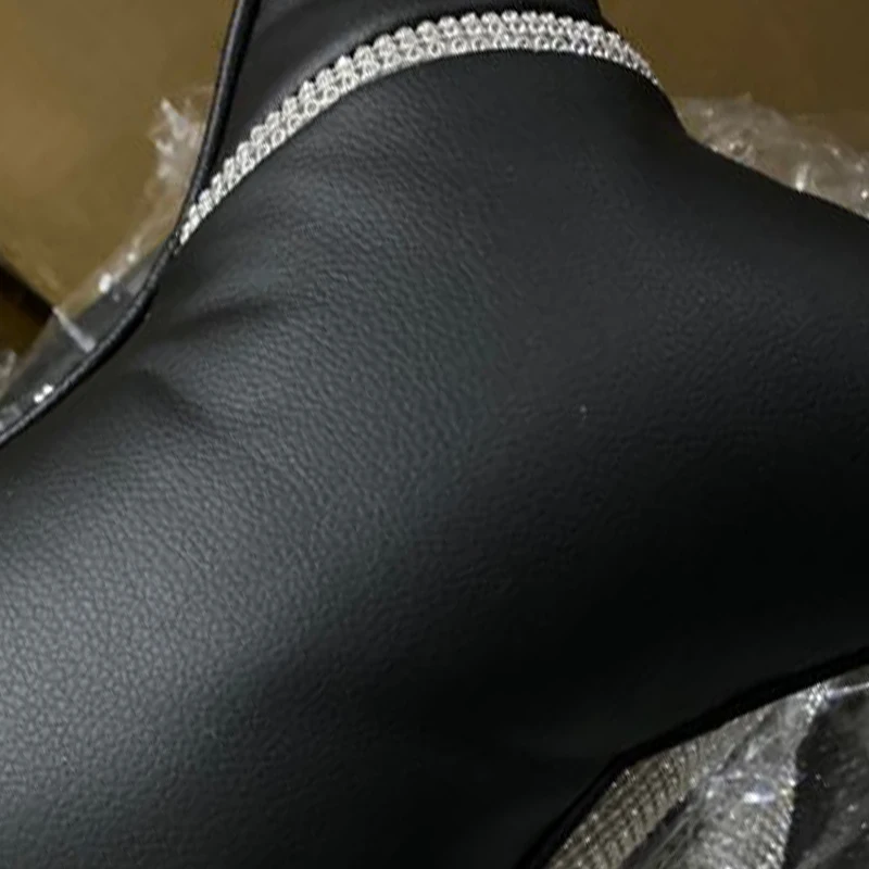 

Car Headrest Support Neck Pillow with Bling Bling Diamonds,Auto Head Relax Travel Pad Cushion