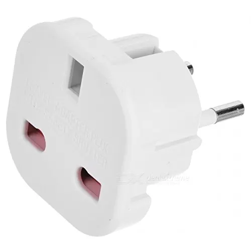 2 x UK to EU Europe European Travel Adapter suitable for France Germany Spain Refer Product description Country list | Электроника