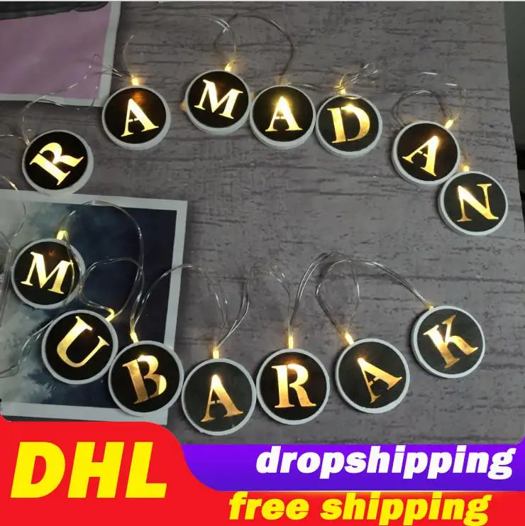 2020 Новый ИД Мубарак светодиодный светильник украшения на Рамадан Декор Карим