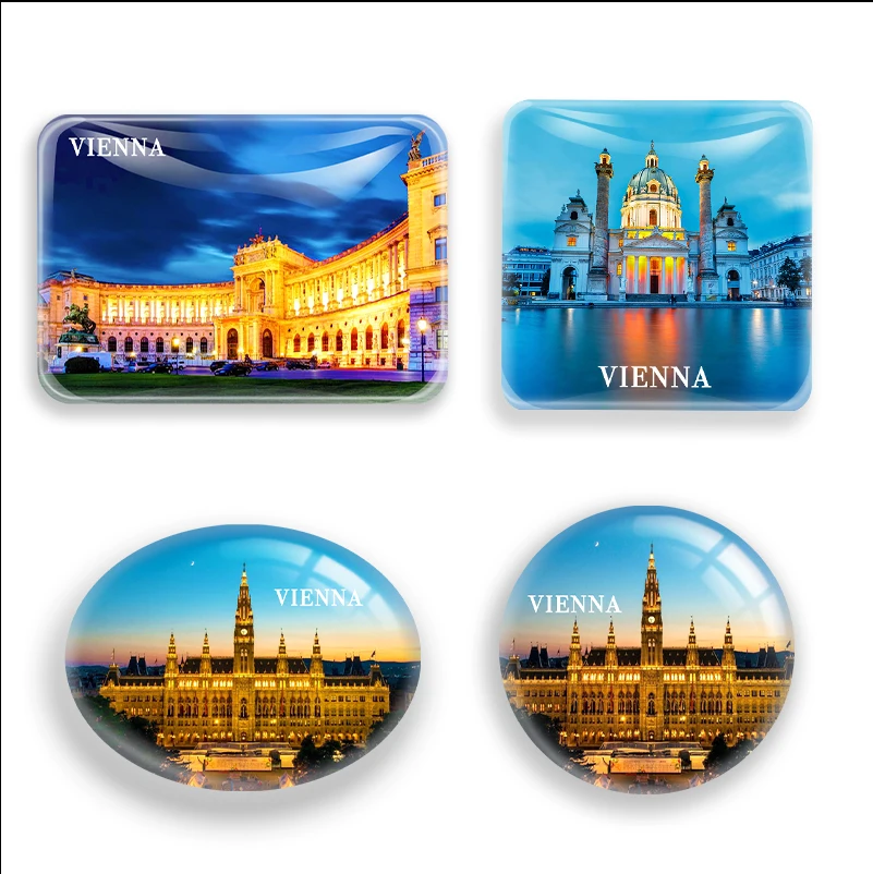 

Austria Vienna Beautiful Landscapes Fridge Magnet Sticker Tourist Souvenir Craft