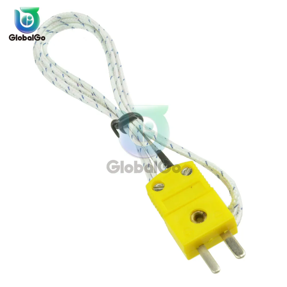 

K-Type Thermocouple Probe Sensor 1M Temperature Controller with Cable -50~ ~300℃ For Digital Thermomete