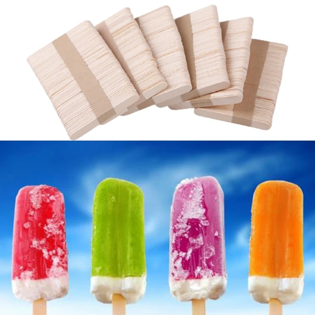 Popsicles Sticks for Crafts, 1000 Pcs Craft Popsicle Sticks Large Popsicle  Sticks for Crafts Bulk Popsicle Sticks Craft Sticks Wooden Ice Cream Stick