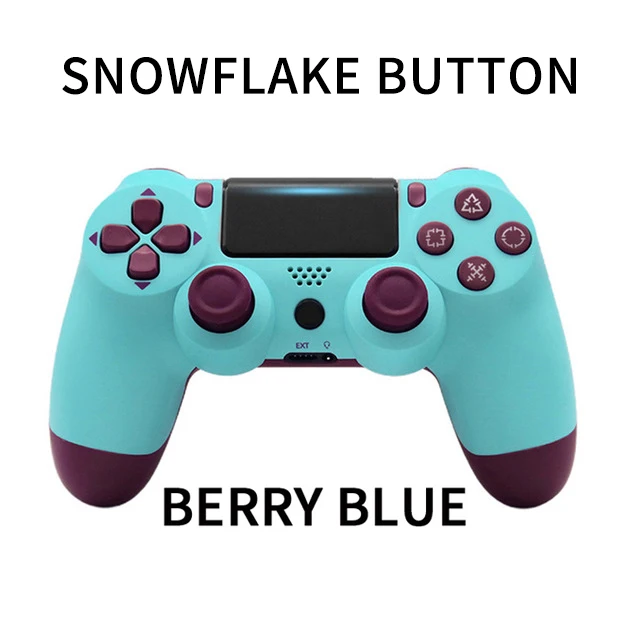 Bluetooth Беспроводной джойстик для PS4 контроллер подходит для Игровые приставки 4 консоль для Игровые приставки Dualshock 4 геймпад для PS3 консоли геймпад джойстик для gamepad геймпад для пк для PS4 - Цвет: type1 Berry Blue