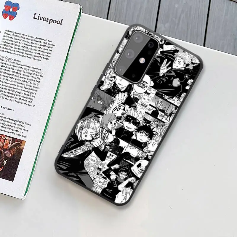 

New Anime Jujutsu Kaisen Phone Case for Samsung S20 plus Ultra S6 S7 edge S8 S9 plus S10-5G lite 2020 S10E