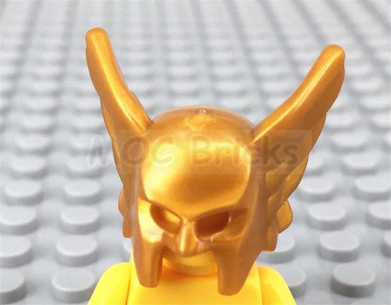 10 шт./лот кубики Moc фигурки шлем головные уборы аксессуары для DIY фигурка часть строительные блоки игрушки для детей куклы - Цвет: 2002A