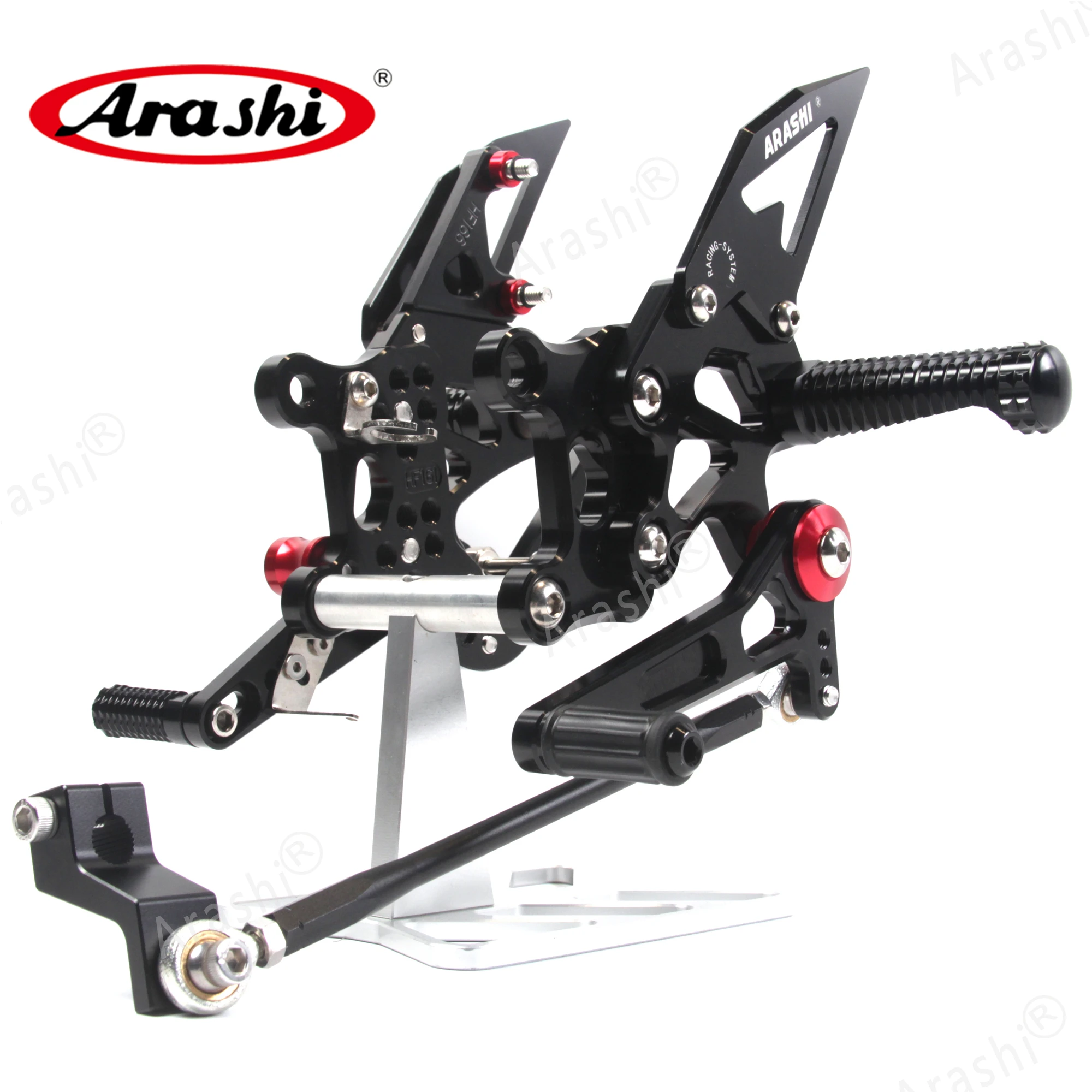 Arashi для APRILIA RSV4 R 2009 2010 2011 2012 CNC Регулируемые подножки колышки ног наездник