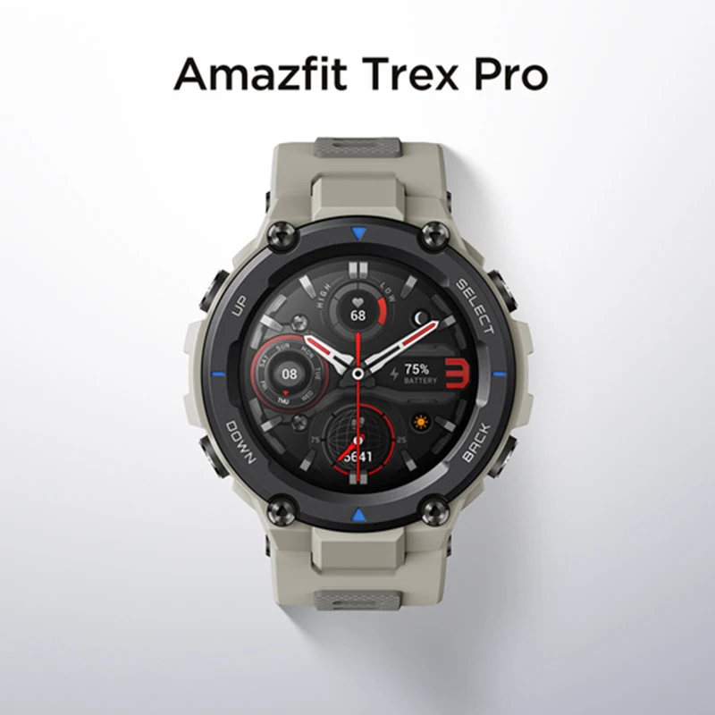 

New Amazfit T-rex Trex Pro T Rex GPS Outdoor Smartwatch Waterproof 18-day Battery Life 390mAh Smart Watch For Android iOS Phone