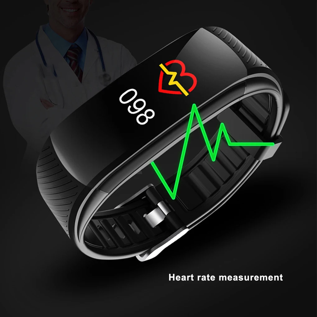 

Фитнес-браслет 2021, измерение артериального давления, шагомер, умный Браслет, монитор сердечного ритма, Водонепроницаемый Фитнес-трекер, Час...