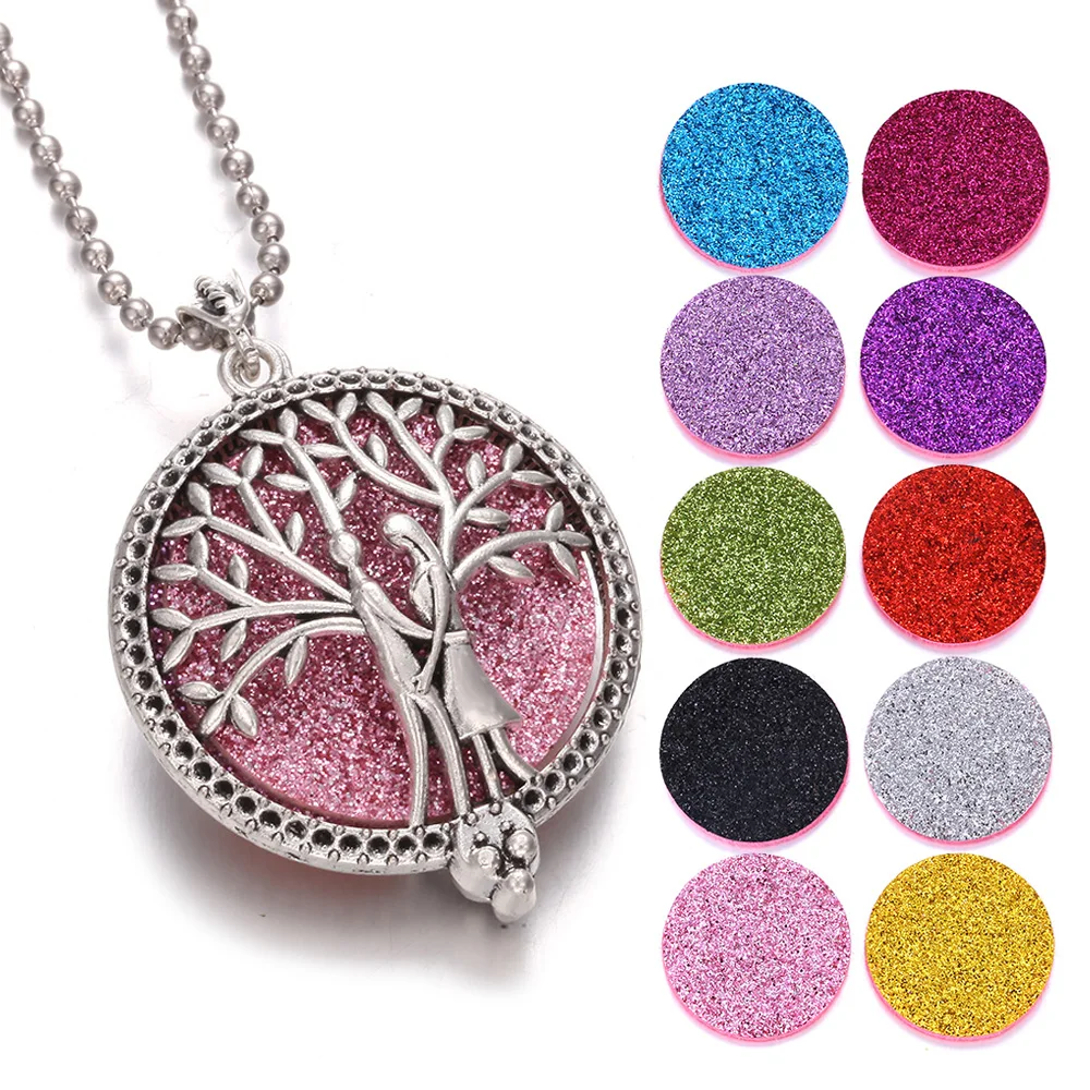 Ароматерапия ювелирное ожерелье Любовь Древо жизни аромат медальона с кулоном