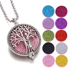 Ароматерапия ювелирное ожерелье Любовь Древо жизни аромат медальона ожерелье с кулоном-диффузором парфюмерные эфирные масла диффузоры ожерелья