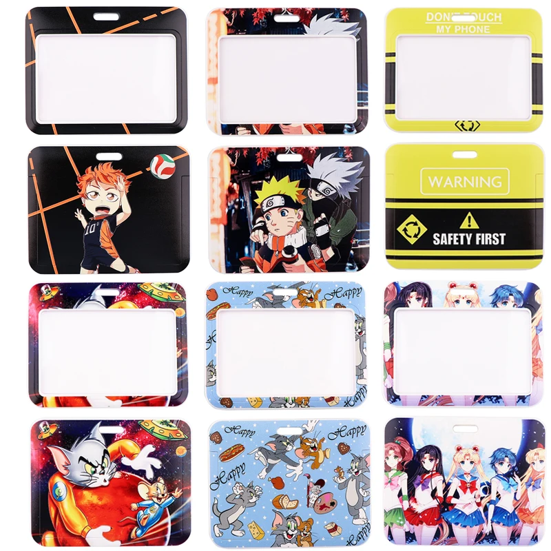 

BH1539 Blinghero Cartoon Cat And Mouse ID Card Holder Credit Card Holder Neck Strap Card ID Holders Identity Badge Anime Lanyard