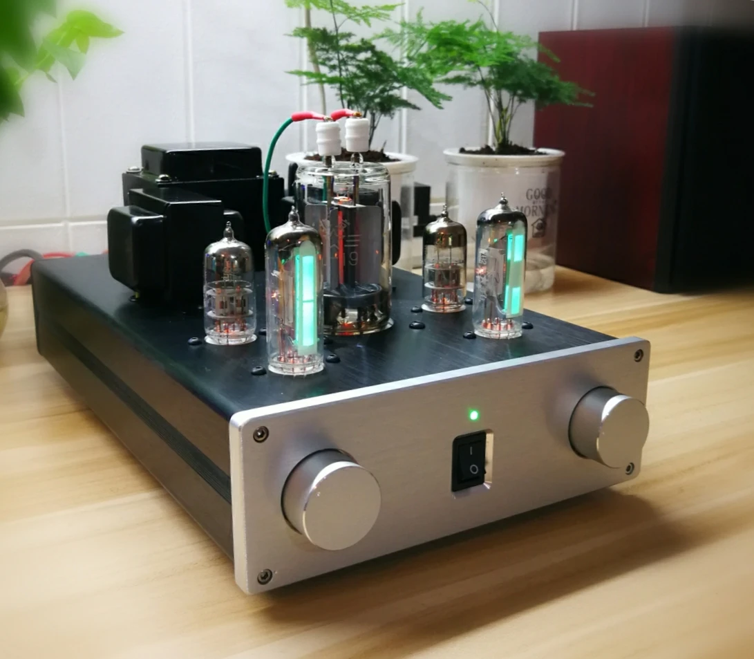 

New Guaranteed 100% Vacuum tube amplifier 6N2+FU19+6E2 push-pull output audio tube speakers amplifier