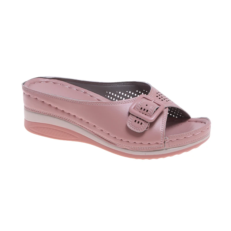 

2021 Summer New Slippers Women Outdoor Slippers Female Slides Beach Shoes Women Wedges Shoes Summer Sandals Zapatillas De Casa