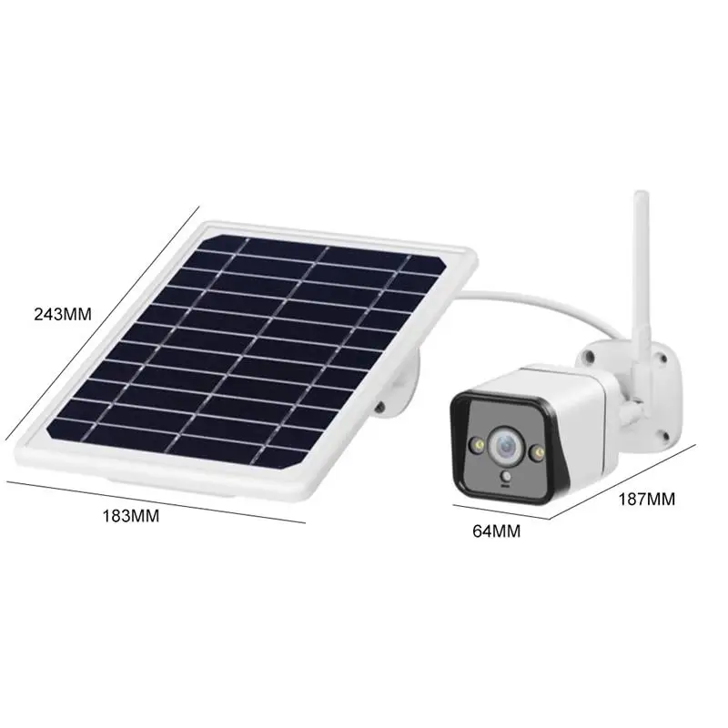 

Solar Camera WiFi 1080P 200W Pixel Solar Security Camera Surveillance Two-Way Audio Night Vision Camaras De Vigilancia Con Wifi