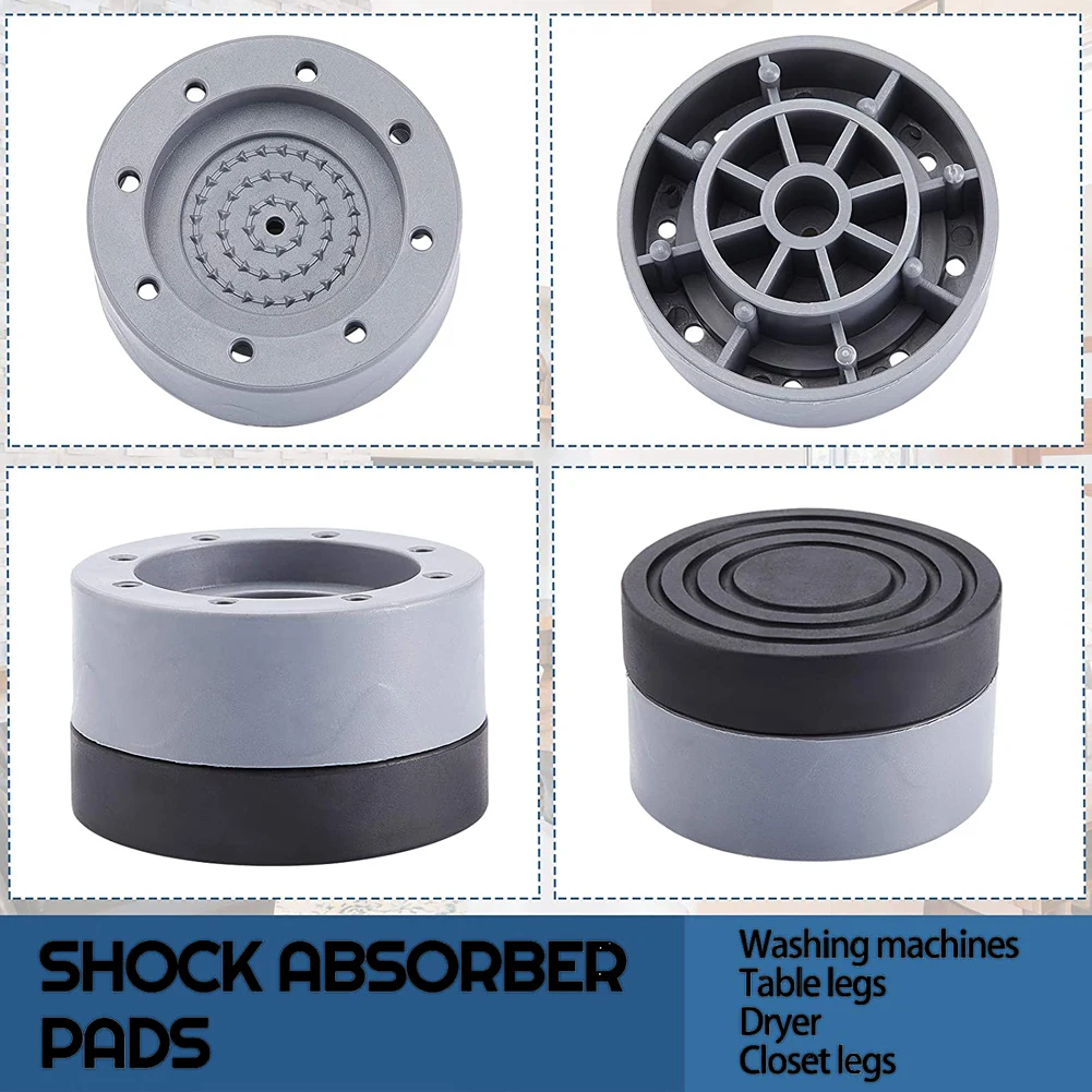 4 шт. Универсальный анти Вибрация средства ухода за кожей стоп колодки стиральная