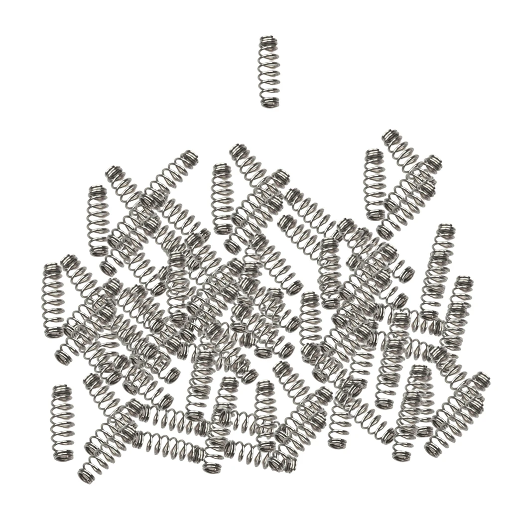 

100PCS Fishhooks Barbed Fishing Hook Stainless Steel Spring Accessories Fishing Tackle