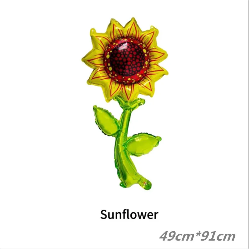 Новый большой цветок розы Подсолнух Алюминиевая Пленка воздушный шар украшение