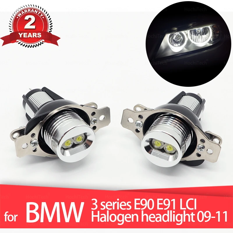 

Дневные фонари 6000K, белый, длительный срок службы 328i 335i 20 Вт для BMW 3 серии E90 E91 LCI, галогеносветильник головные фонари