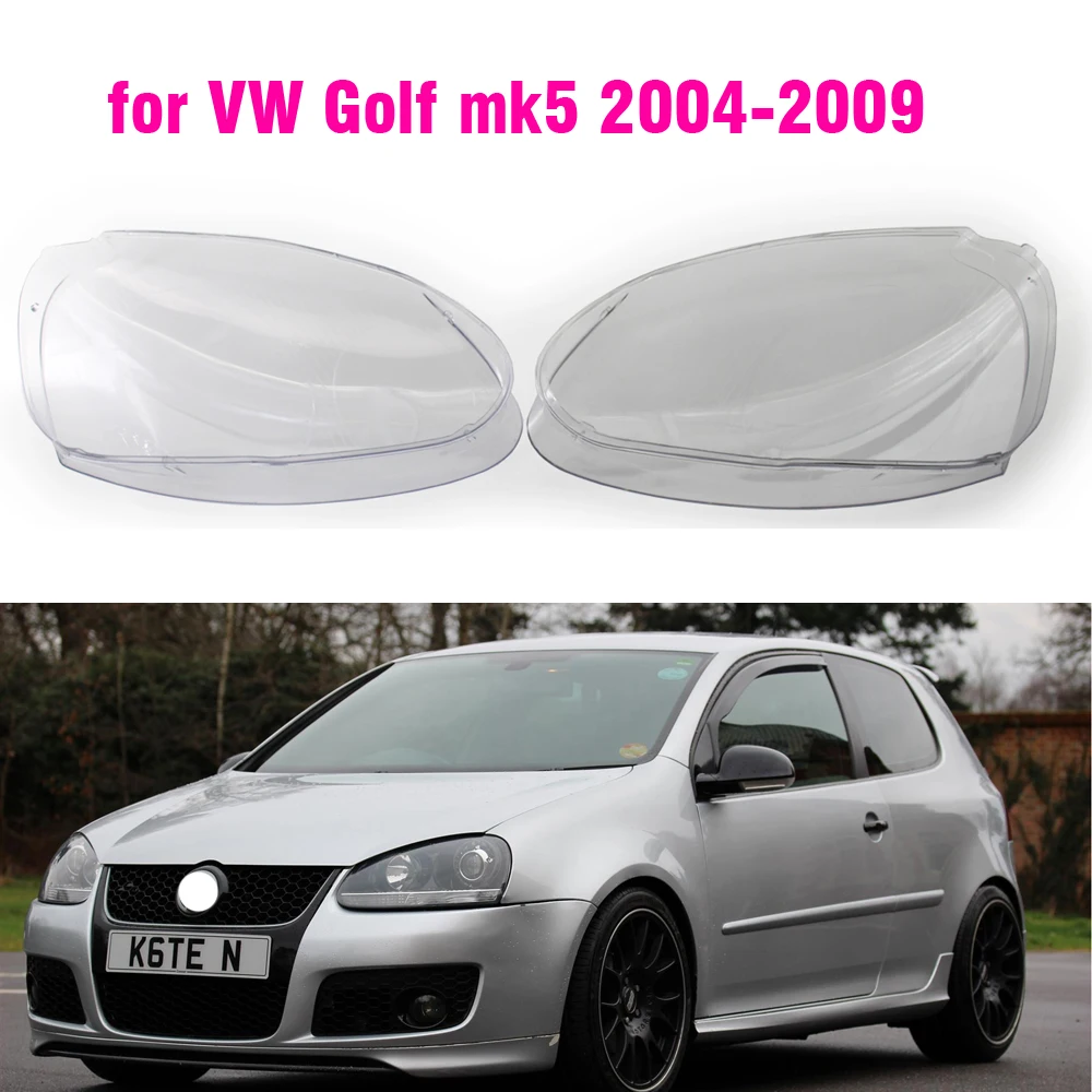 Mk5 V 5 Gti 2004 2005 -2009 Auto Lampshade Covers Housing Transparent