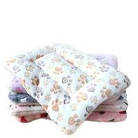 square luxury pet dog and cat mat thick warm blanket in autumn and winter cartoon dog kennel sleeping mat wholesale supplier