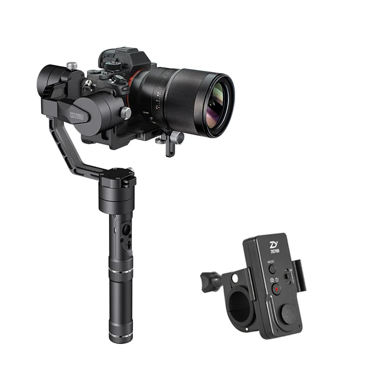 Crane V2-Remote ZHIYUN Crane V2, карданный 3-осевой Стабилизатор Для беззеркальных Камера и DSLR для sony A7 цифрового фотоаппарата Panasonic LUMIX Nikon J Canon PK Hohemn - Цвет: Crane V2-Remote