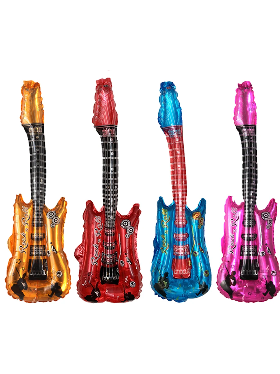 

Мультяшные гитарные шары 80x30 см, набор из 4 штук