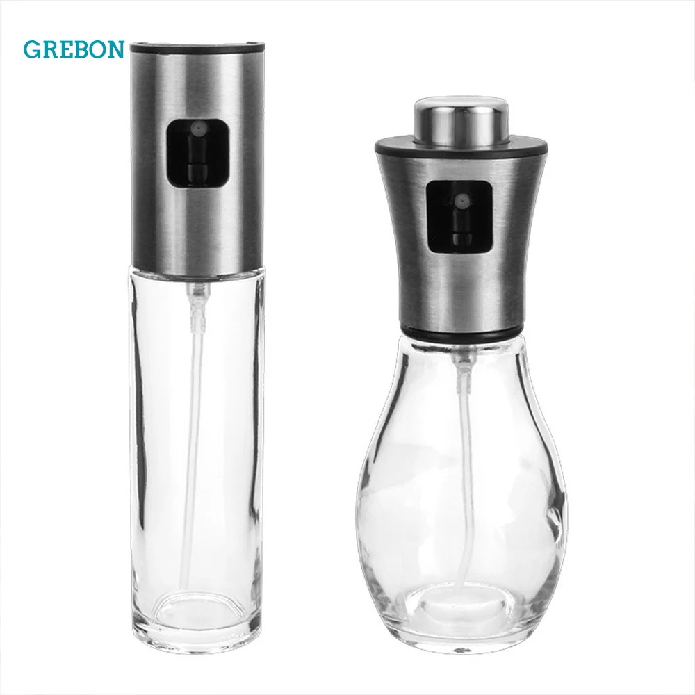 

Oil Spray Bottle For Sauce Kitchen Utensils Set Cooking Olive Sprayer For BBQ Oil Bottle Dispenser Glass Oil And Vinegar Spray