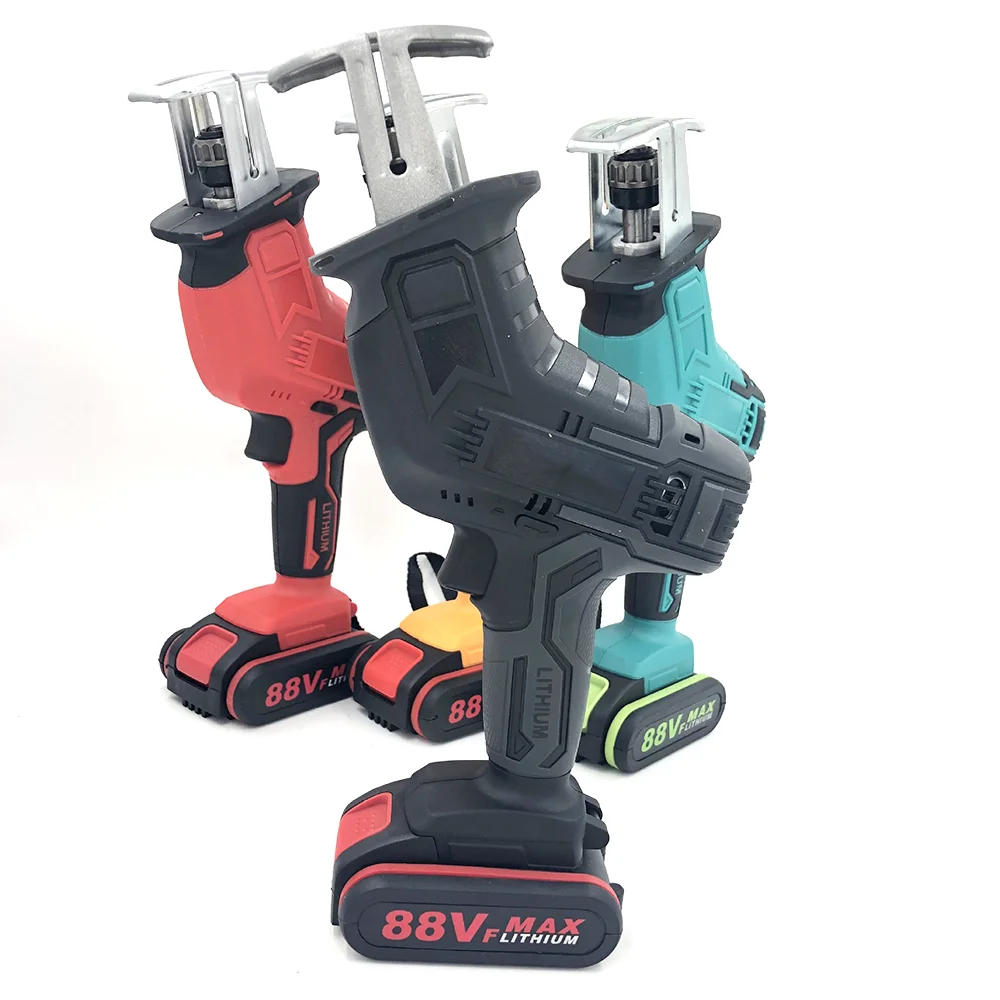 Беспроводная сабельная пила 88 в электрическая с 4 лезвиями цепные пилы