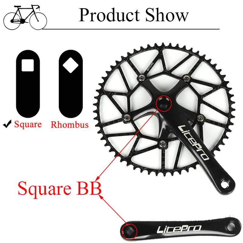 Litepro MTB Crankset 130BCD узкое широкое кольцо из алюминия 7075 для BMX велосипедный супер