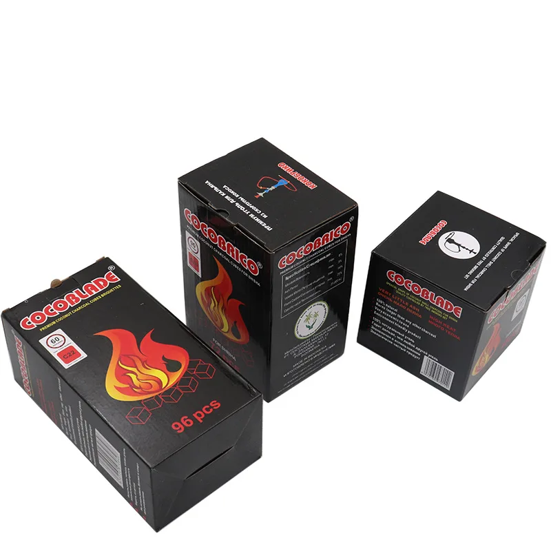 

Square Hookah Coal Fast-ignition and Tasteless Smokeless Coconut Incense Charcoal for Shisha Accessories