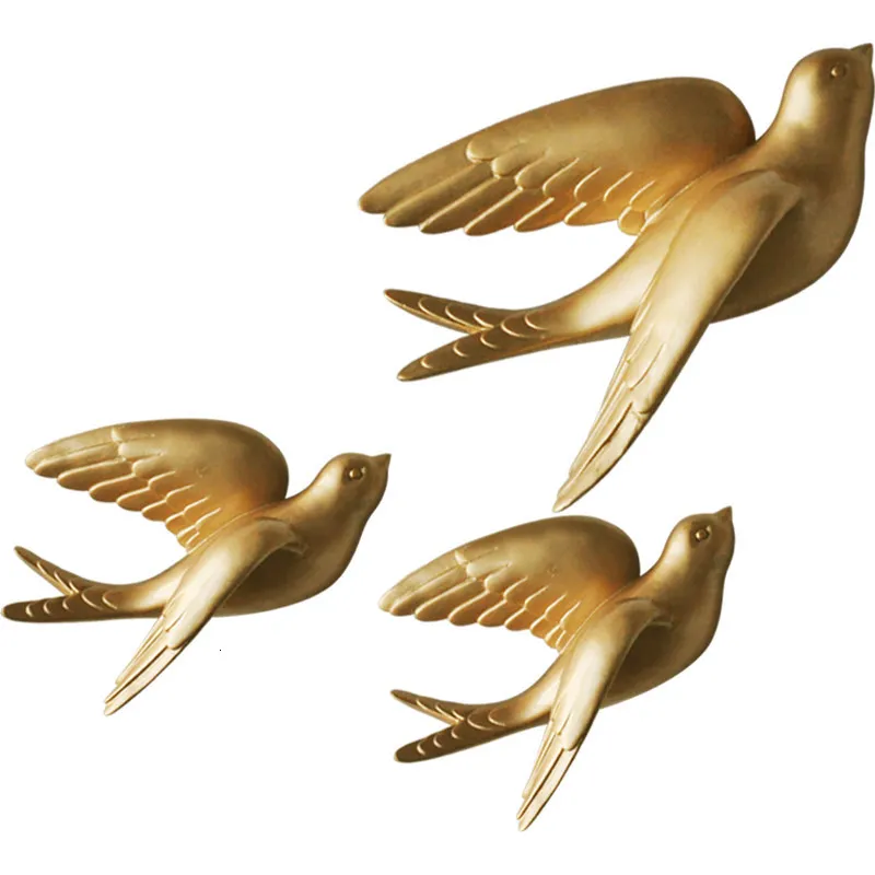 Европейский настенный подвесной фон с птицами из смолы украшение для дивана